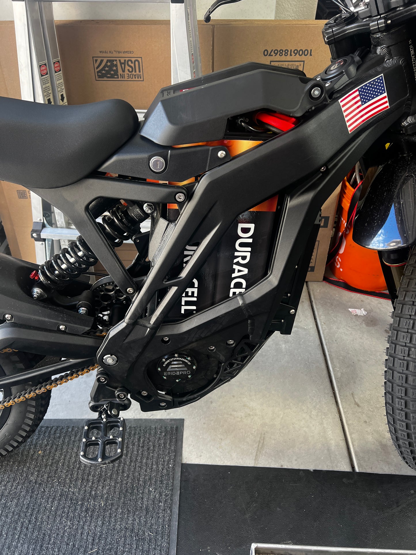 DURACELL Battery Decal for Eride Pro and other Emotos