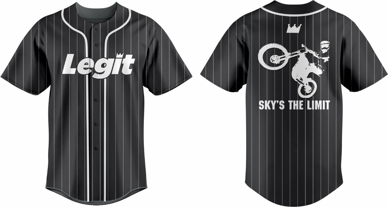 Legit Baseball Jersey - Sky's The Limit
