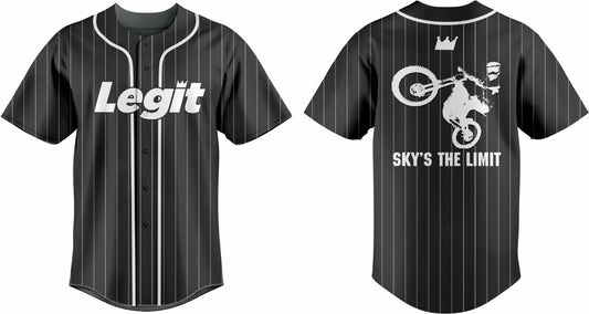 Legit Baseball Jersey - Sky's The Limit